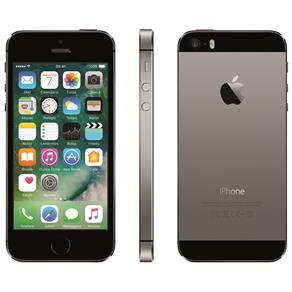 iPhone 5S Apple com 16GB, Tela 4”, iOS 8, Touch ID, Câmera 8MP, Wi-Fi, 3G/4G, GPS, MP3 e Bluetooth – Cinza Espacial