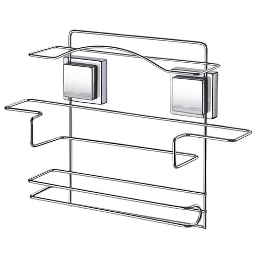 Suporte para 3 Rolos de Papel Arthi Fixa em Aço Cromado Menor preço em Suporte para 3 Rolos de Papel Arthi Fixa em Aço Cromado