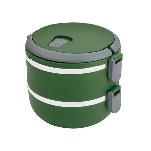 Marmita Euro Home Lunch Box em Plástico e Aço Inox - Verde Menor preço em Marmita Euro Home Lunch Box em Plástico e Aço Inox - Verde