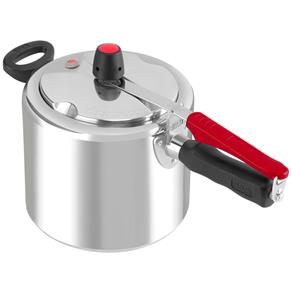 Panela de Pressão 7 L Clock Original Fechamento Interno em Alumínio Polida com Sistema de Segurança Avançado