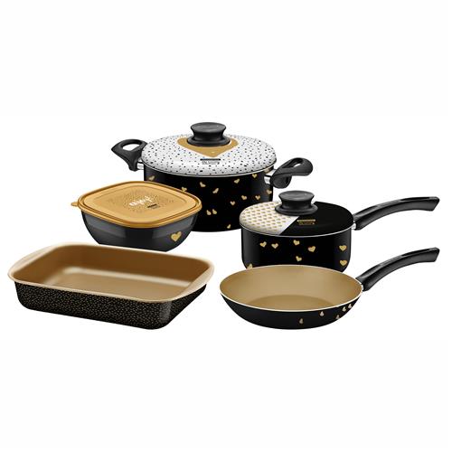 Conjunto de Panelas Tramontina My Lovely Kitchen com Revestimento Antiaderente – 5 Peças é boa?
