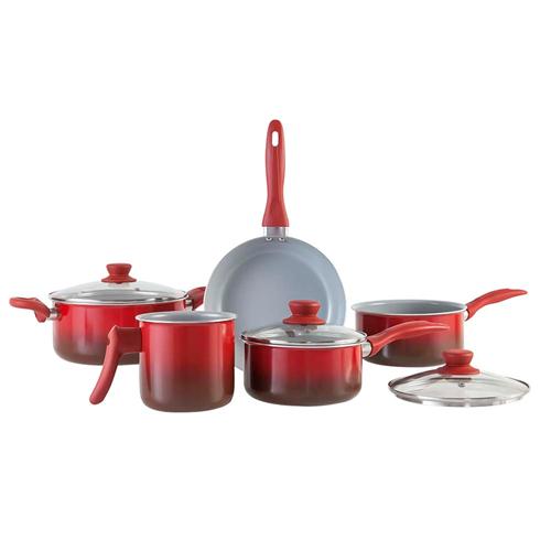 Conjunto de Panelas Brinox Ceramic Life 2.0 4739/100 Vermelho - 5 Peças é boa?