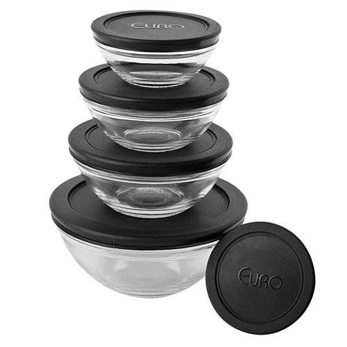 Conjunto de Potes com Tampa Euro Home em Vidro - 5 Peças é boa?