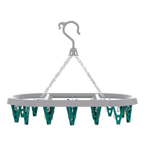 Mini Varal Oval FlashLimp LAV6803 com 24 Prendedores em Plástico Menor preço em Mini Varal Oval FlashLimp LAV6803 com 24 Prendedores em Plástico