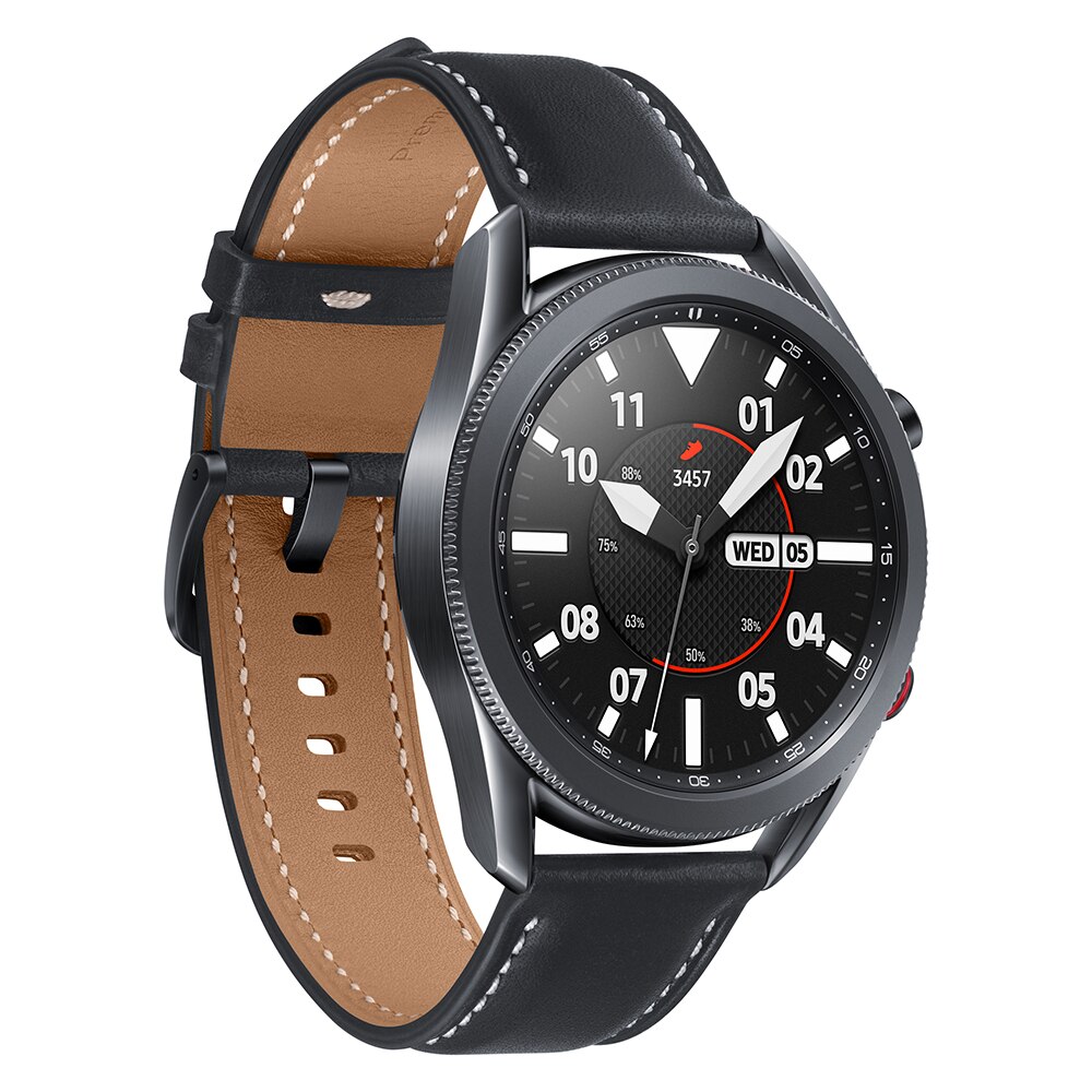 Smartwatch Samsung Galaxy Watch3 Preto 45mm LTE, Tela Super AMOLED de 1.4", Bluetooth, Wi-Fi, GPS, NFC e Sensor de Frequência Cardíaca