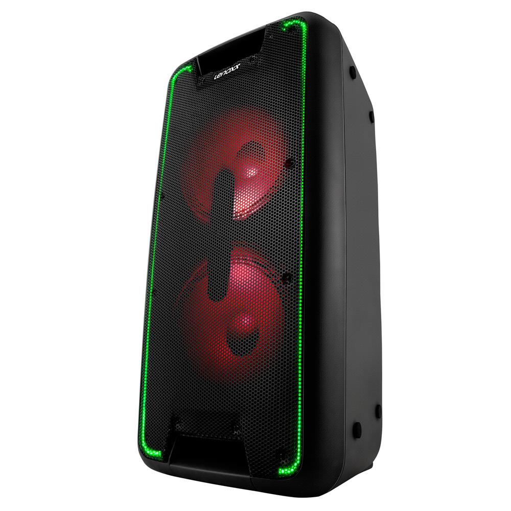 lenoxx stage lights bluetooth speaker