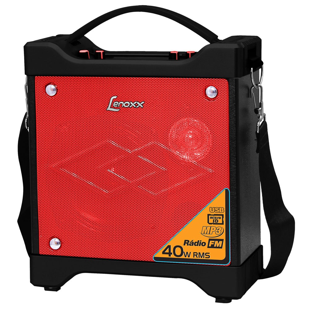 Caixa De Som Portátil Lenoxx Ca301 Caixa De Som Amplificadora Portatil Lenoxx Ca 301 Com Mp3 Entrada Usb Entrada Micro Sd Entrada Auxiliar E Radio Fm 40 W Caixas Acusticas Casas Bahia 3427542