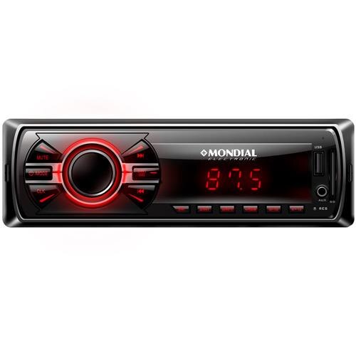 Menor preço em Som Automotivo Mondial Ar-06 Bluetooth, Entradas USB, SD, Auxiliar, Mp3