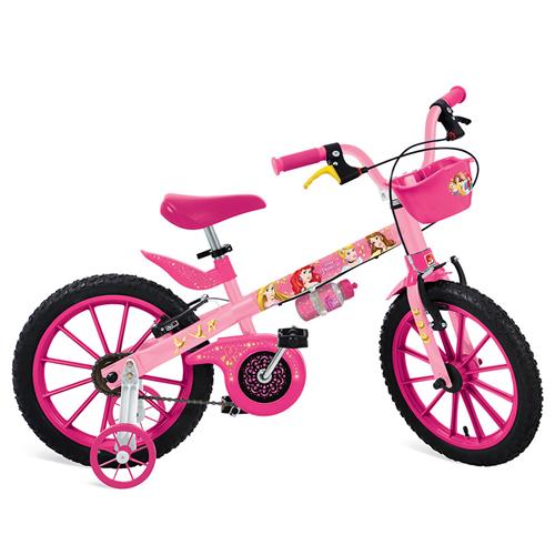 Bicicleta Infantil Aro 16 Bandeirante Princesas Disney Menor preço em Bicicleta Infantil Aro 16 Bandeirante Princesas Disney