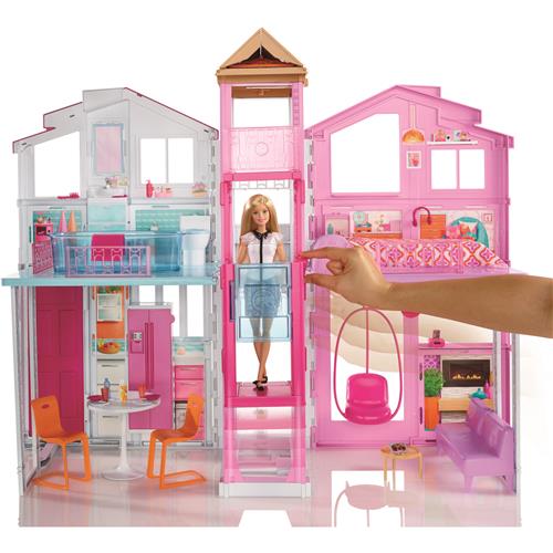 casa de barbie con elevador