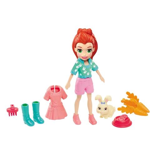 Conjunto Polly Pocket Mattel Lila e o Coelhinho Menor preço em Conjunto Polly Pocket Mattel Lila e o Coelhinho