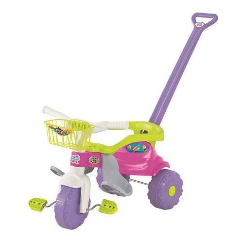 Triciclo Tico Tico Magic Toys Festa com Aro para Proteção - Rosa/Lilás é boa?