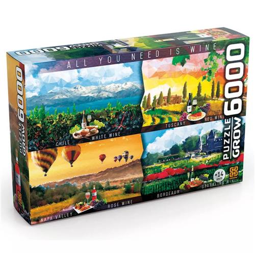 Puzzle Grow Vinhos do Mundo - 6000 Peças é boa?