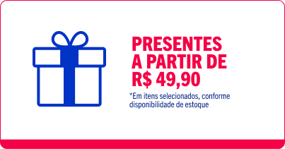 Pede Dia das Mães - Presente a partir de R$ 49,90