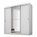 Guarda-Roupa Fama Flórida Plus com 3 Portas de Correr, 4 Gavetas e Espelho