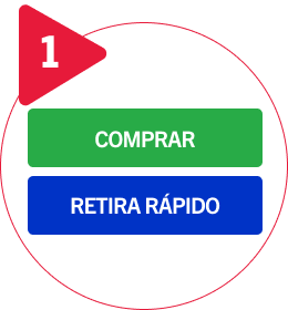 Compre qualquer produto no site, App ou Vendedor online