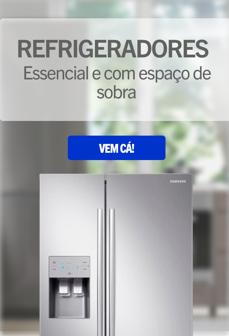 REFRIGERADORES - Essencial e com espaço de sobra