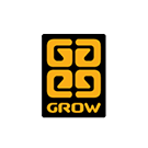 A imagem mostra o Logo da marca Grow