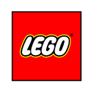 A imagem mostra o Logo da marca Lego