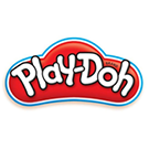 A imagem mostra o Logo da marca PlayDoh