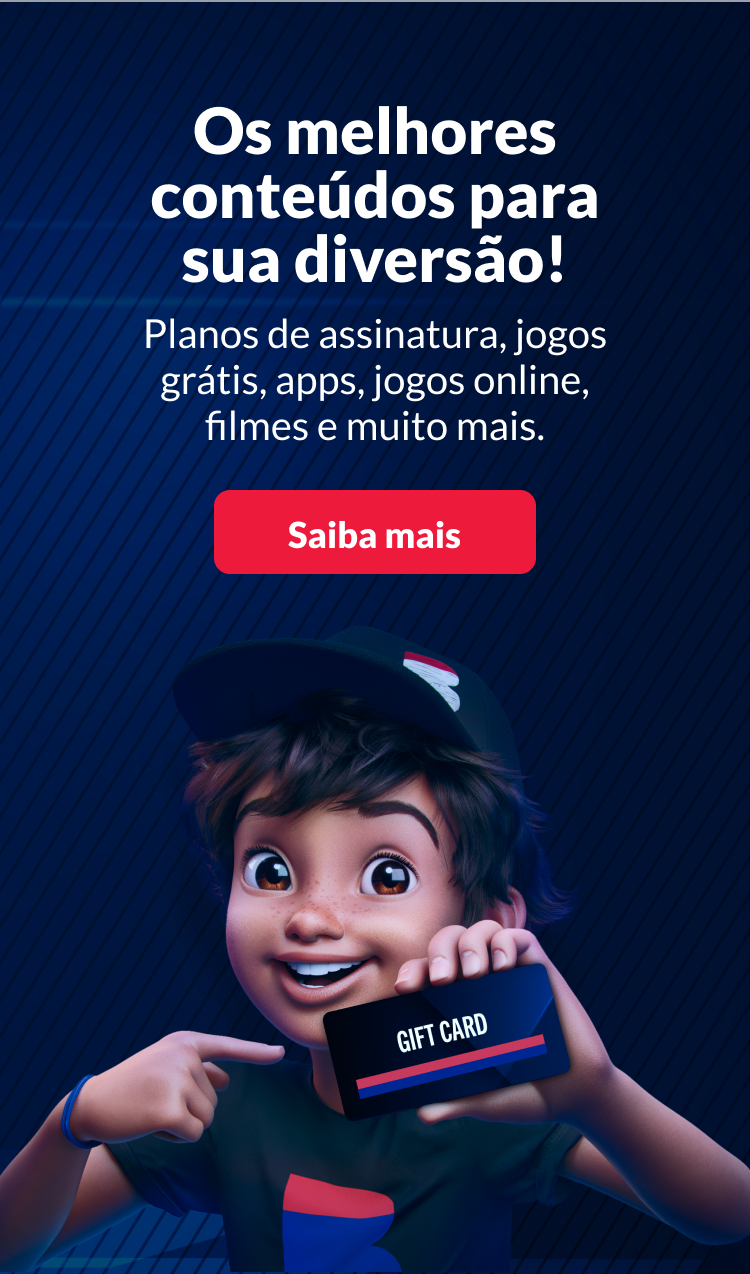 Créditos e Giftcards pros melhores jogos e aplicativos