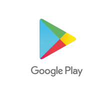 A imagem mostra o logo da Google Play com o valor de R$30 à R$100 e vai para o link dos cards da Google Play