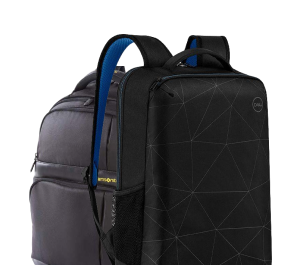 A imagem mostra um box azul e dentro tem duas mochilas da cor preta para ilustrar, abaixo tem um texto informando mochilas executivas, com um link para a coleção mochilas executivas