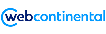 A imagem mostra o logo da Web Continental direcionando para o link dos produtos Web Continental