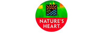 A imagem mostra o logo da Nature Heart direcionando para o link dos produtos Nature Heart
