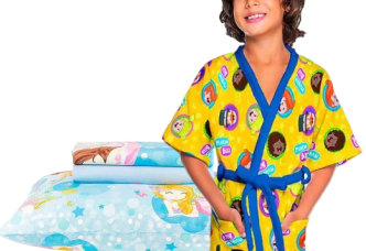 Cama e banho com diversão