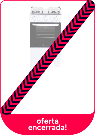 A imagem mostra a oferta encerrada de um Fogão Atlas 4 Bocas por apenas R$ 324,50