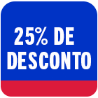 Desconto de até 25%: USE: GANHOU