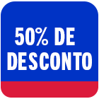 Desconto de até 50%: USE: GANHOU