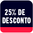 Desconto de até 25%: USE: BLACK