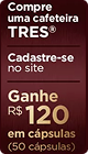 Ganhe $120 reais em cápsulas (50 cápsulas)