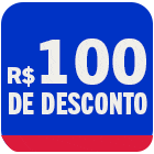 Desconto de até $100: USE: ZERATUDO