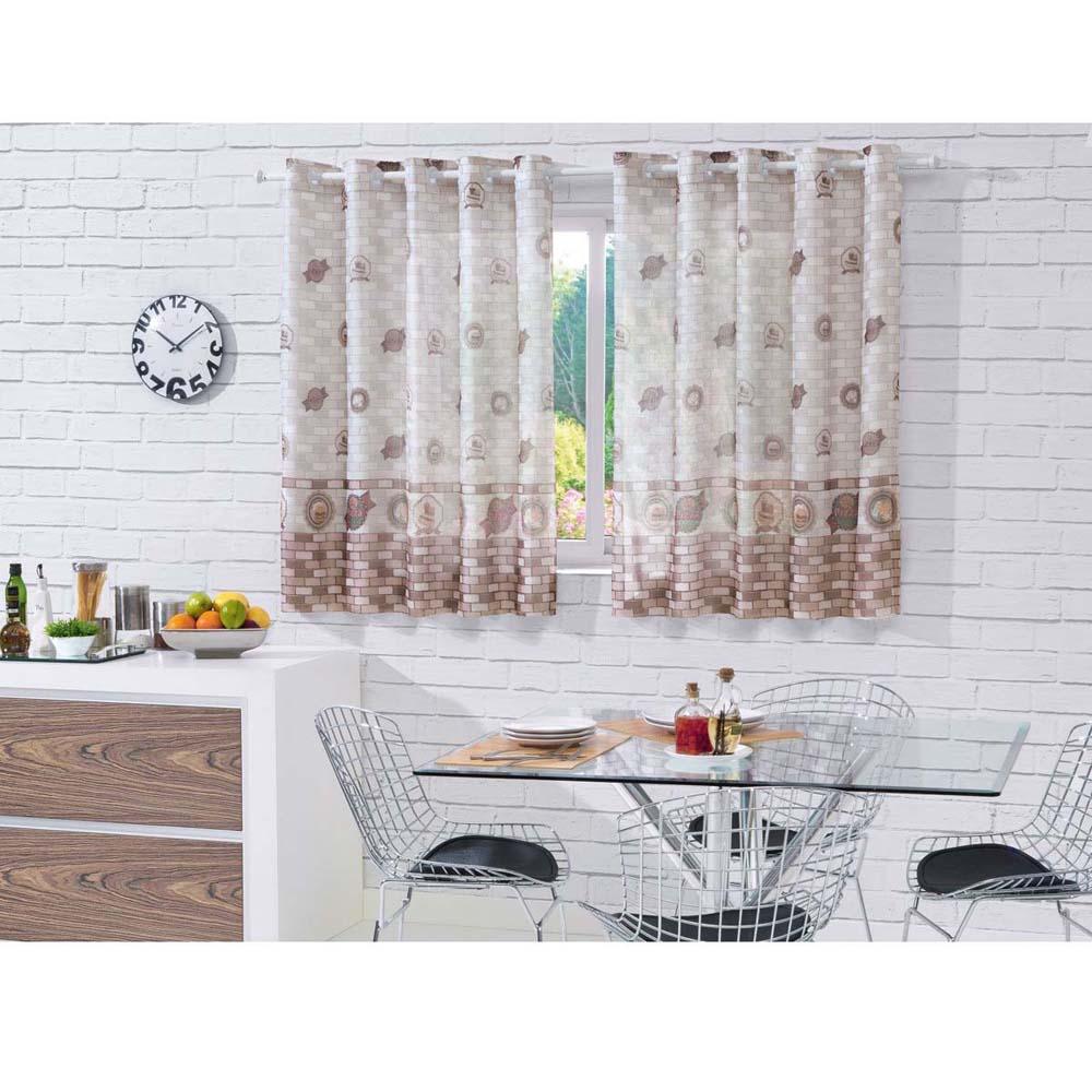 Cortina Para Cozinha Bella Janela Duplex Estampada 1 40 X 2 00m Cortina Para Cozinha Bella Janela Duplex Estampada 1 40 X 2 00m