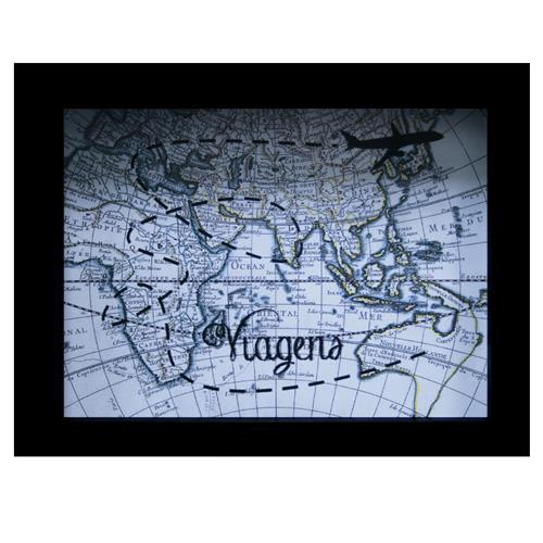 Quadro Kapos Cofre Travel Preto - 13x18cm é boa?