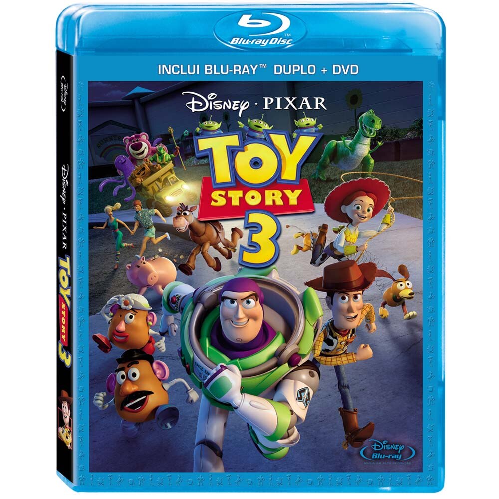 Blu Ray Box Toy Story 3 Duplo DVD Anima o no Blu Ray Box Toy Story 3 Duplo DVD Anima o no