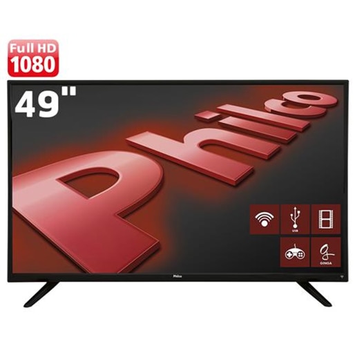 smart TV LED Full HD Philco PH49F30DSGWA Wi-fi integrado