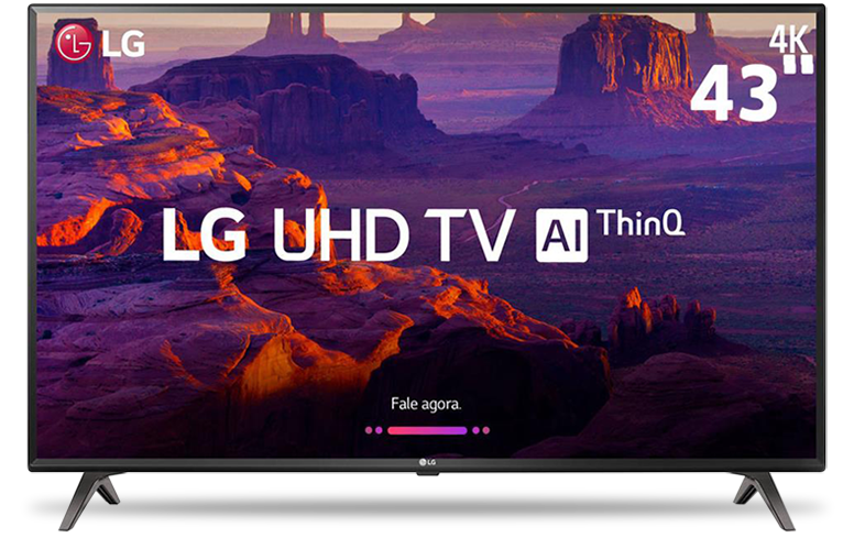 Smart TV 43 polegadas 4K LG LED 43UK6310PSE