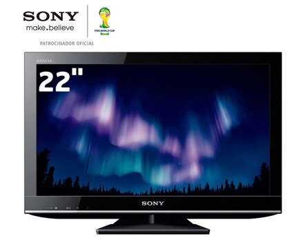 TV 22’ LED Sony Bravia S�rie EX KDL 22EX355