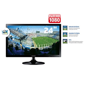 TV Monitor LED 24” Full HD Samsung LT24C310LBMZD