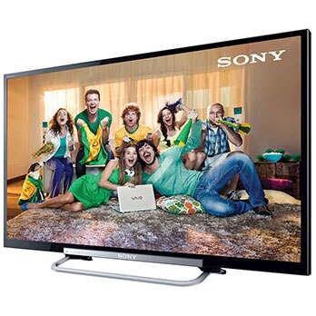 TV LED 32” HD Sony KDL 32R435A inclinada