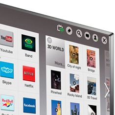 Smart TV 3D LED LCD 70” Cinema Full HD LG 70LA8600 aplicativos