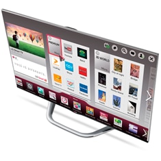 Smart TV 3D LED LCD 70” Cinema Full HD LG 70LA8600 de cima