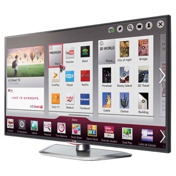 Smart TV Cinema 3D LED 47” Full HD LG 47LA6204