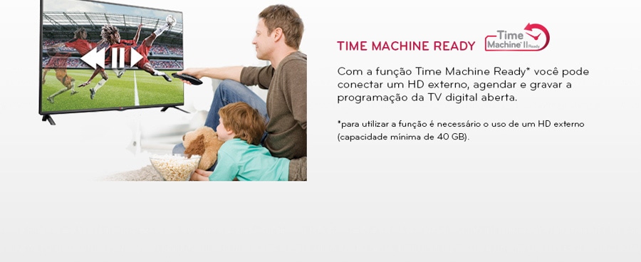 função Time Machine Ready