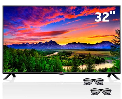 TV Cinema 3D LED 32 polegadas HD LG 32LB620B