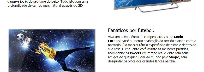 Maior profundidade de campo, através do modo 3D